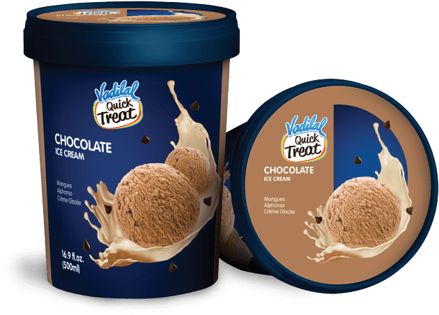 Chocolate ice-cream bucket